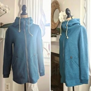 Burton hooded sweatshirt coat
